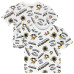 Футболка для малыша Pittsburgh Penguins Outerstuff White Run Down All-Over-Print