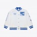 New York Rangers Mitchell & Ness White Arctic Lightweight Satin Full-Snap Jacket