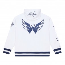 Washington Capitals Mitchell & Ness White Arctic Fleece Hoodie