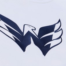 Washington Capitals Mitchell & Ness White Arctic Fleece Hoodie