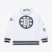 Boston Bruins Mitchell & Ness White Arctic Fleece Hoodie