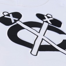 Chicago Blackhawks Mitchell & Ness White Arctic Fleece Hoodie