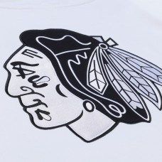 Chicago Blackhawks Mitchell & Ness White Arctic Fleece Hoodie