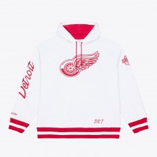 Detroit Red Wings Mitchell & Ness White Arctic Fleece Hoodie