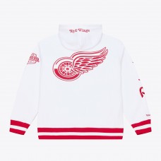Detroit Red Wings Mitchell & Ness White Arctic Fleece Hoodie