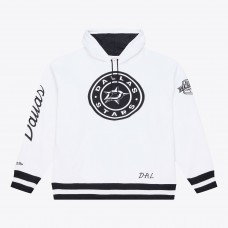 Dallas Stars Mitchell & Ness White Arctic Fleece Hoodie
