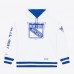 New York Rangers Mitchell & Ness White Arctic Fleece Hoodie
