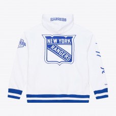 New York Rangers Mitchell & Ness White Arctic Fleece Hoodie New York Rangers Mitchell & Ness White Arctic Fleece Hoodie