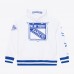 New York Rangers Mitchell & Ness White Arctic Fleece Hoodie
