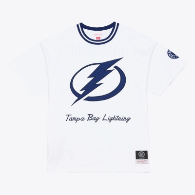 Tampa Bay Lightning Mitchell & Ness White Arctic T-Shirt