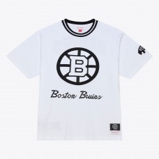 Boston Bruins Mitchell & Ness White Arctic T-Shirt