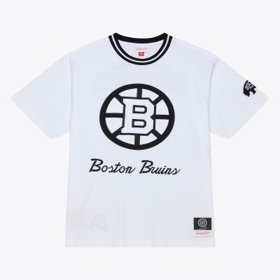 Boston Bruins Mitchell & Ness White Arctic T-Shirt