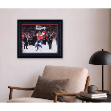 Фото с автографом Sergei Bobrovsky Florida Panthers Fanatics Authentic 2025 Stanley Cup Champions 16" x 20" Raising Cup with Multiple Inscriptions - Limited Edition of 50