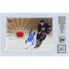 Alexander Ovechkin Washington Capitals Autographed 2005-06 Fleer Ultra Scoring Kings Jersey Relic #SKJ-AO Beckett Fanatics Witnessed Authenticated 10 Rookie Card