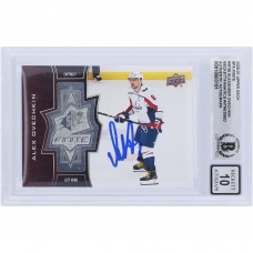 Alexander Ovechkin Washington Capitals Autographed 2020-21 Upper Deck Extended Series SPx Finite #SF-30 #/2999 Beckett Fanatics Witnessed Authenticated 10 Card