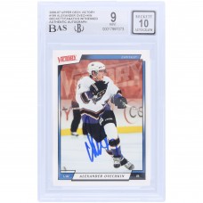 Alexander Ovechkin Washington Capitals Autographed 2006-07 Upper Deck Victory #199 Beckett Fanatics Witnessed Authenticated 9/10 Card
