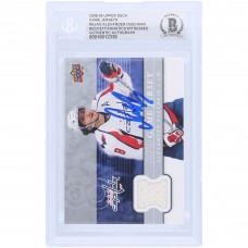 Alexander Ovechkin Washington Capitals Autographed 2008-09 Upper Deck UD Game Jersey Relic #GJ-AO Beckett Fanatics Witnessed Authenticated Card