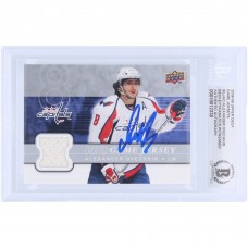 Alexander Ovechkin Washington Capitals Autographed 2008-09 Upper Deck UD Game Jersey Relic #GJ-AO Beckett Fanatics Witnessed Authenticated Card