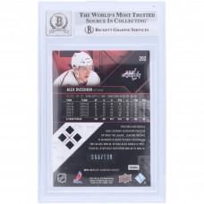 Alexander Ovechkin Washington Capitals Autographed 2011-12 Upper Deck Black Diamond Ruby #202 #/100 Beckett Fanatics Witnessed Authenticated 10 Card