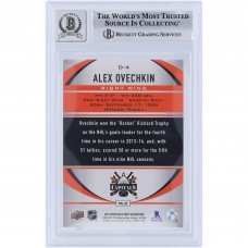 Alexander Ovechkin Washington Capitals Autographed 2014-15 Upper Deck NHL Draft Redemption #D-4 Beckett Fanatics Witnessed Authenticated 10 Card