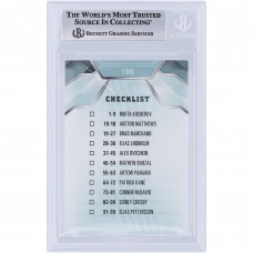 Alexander Ovechkin Washington Capitals Autographed 2019-20 Upper Deck MVP Puzzle Back Checklist #100 Beckett Fanatics Witnessed Authenticated Card