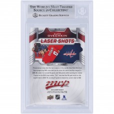 Alexander Ovechkin Washington Capitals Autographed 2019-20 Upper Deck MVP Red Laser Shots #S-1 Beckett Fanatics Witnessed Authenticated Card