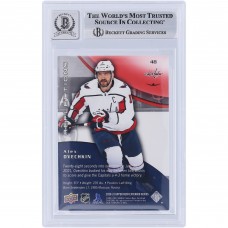 Alexander Ovechkin Washington Capitals Autographed 2020-21 Upper Deck Extended Series Ruby Triple Dimensions Reflection #48 #/500 Beckett Fanatics Witnessed Authenticated 10 Card