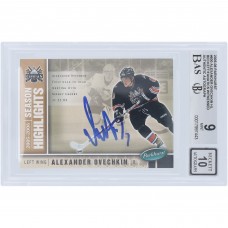 Alexander Ovechkin Washington Capitals Autographed 2005-06 Upper Deck Parkhurst Season Highlights #600 Beckett Fanatics Witnessed Authenticated 9/10 Rookie Card