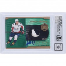 Alexander Ovechkin Washington Capitals Autographed 2019-20 Upper Deck SP 100 Point Season GU Relic #100-AO #12/15 Beckett Fanatics Witnessed Authenticated 10 Card
