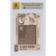 Alexander Ovechkin Washington Capitals Autographed 2005-06 Upper Deck Parkhurst Season Highlights #597 Beckett Fanatics Witnessed Authenticated 9.5/10 Rookie Card