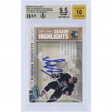 Alexander Ovechkin Washington Capitals Autographed 2005-06 Upper Deck Parkhurst Season Highlights #600 Beckett Fanatics Witnessed Authenticated 9.5/10 Rookie Card