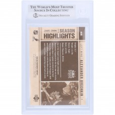 Alexander Ovechkin Washington Capitals Autographed 2005-06 Upper Deck Parkhurst Season Highlights #600 Beckett Fanatics Witnessed Authenticated Rookie Card