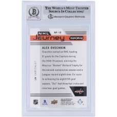 Alexander Ovechkin Washington Capitals Autographed 2019-20 Upper Deck Synergy NHL Journey 18-19 Season #NP-10 #/799 Beckett Fanatics Witnessed Authenticated 9/10 Card