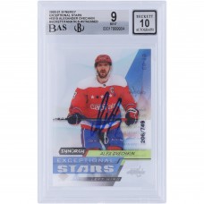 Alexander Ovechkin Washington Capitals Autographed 2020-21 Upper Deck Synergy Exceptional Stars #ES-15 #/749 Beckett Fanatics Witnessed Authenticated 9/10 Card
