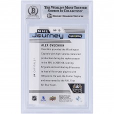 Alexander Ovechkin Washington Capitals Autographed 2019-20 Upper Deck Synergy NHL Journey Rookie Season #NP-10 #/899 Beckett Fanatics Witnessed Authenticated 9/10 Card