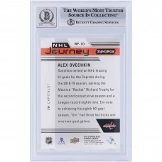 Alexander Ovechkin Washington Capitals Autographed 2019-20 Upper Deck Synergy NHL Journey 18-19 Season #NP-10 #/799 Beckett Fanatics Witnessed Authenticated 10 Card