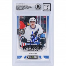 Alexander Ovechkin Washington Capitals Autographed 2019-20 Upper Deck Synergy Sensational Seasons #SS-11 Beckett Fanatics Witnessed Authenticated 10 Card