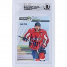Alexander Ovechkin Washington Capitals Autographed 2020-21 Upper Deck Synergy FX #FX-27 #/749 Beckett Fanatics Witnessed Authenticated Card