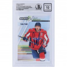 Alexander Ovechkin Washington Capitals Autographed 2020-21 Upper Deck Synergy FX #FX-27 #/749 Beckett Fanatics Witnessed Authenticated 10 Card