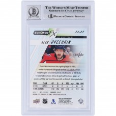 Alexander Ovechkin Washington Capitals Autographed 2020-21 Upper Deck Synergy FX #FX-27 #/749 Beckett Fanatics Witnessed Authenticated 9/10 Card