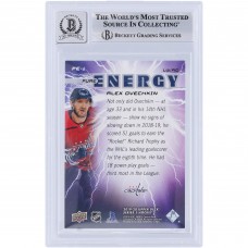 Alexander Ovechkin Washington Capitals Autographed 2019-20 Upper Deck Pure Energy #PE-1 Beckett Fanatics Witnessed Authenticated 10 Card