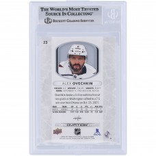Alexander Ovechkin Washington Capitals Autographed 2021-22 Upper Deck Ovation Standing Ovation #23 #/500 Beckett Fanatics Witnessed Authenticated Card