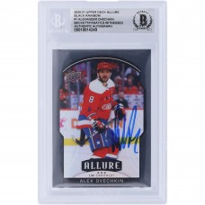 Alexander Ovechkin Washington Capitals Autographed 2020-21 Upper Deck Allure Black Rainbow #1 Beckett Fanatics Witnessed Authenticated Card
