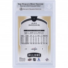 Alexander Ovechkin Washington Capitals Autographed 2020-21 Upper Deck Allure Black Rainbow #1 Beckett Fanatics Witnessed Authenticated Card