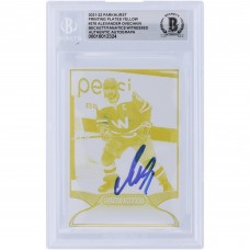 Alexander Ovechkin Washington Capitals Autographed 2021-22 Upper Deck Parkhurst Yellow Printing Plate #276 #1/1 Beckett Fanatics Witnessed Authenticated Card