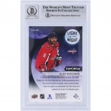 Alexander Ovechkin Washington Capitals Autographed 2022-23 Upper Deck Synergy Light Up The Night #LN-AO #/899 Beckett Fanatics Witnessed Authenticated 10 Card