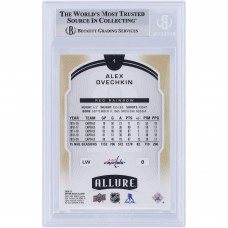 Alexander Ovechkin Washington Capitals Autographed 2020-21 Upper Deck Allure Red Rainbow #1 Beckett Fanatics Witnessed Authenticated Card