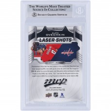 Alexander Ovechkin Washington Capitals Autographed 2019-20 Upper Deck MVP Laser Shots #S-1 Beckett Fanatics Witnessed Authenticated Card