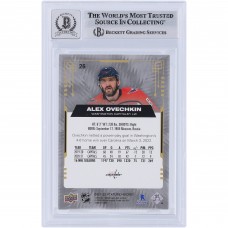 Alexander Ovechkin Washington Capitals Autographed 2021-22 Upper Deck Stature Green #26 #/149 Beckett Fanatics Witnessed Authenticated 9/10 Card