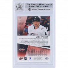 Alexander Ovechkin Washington Capitals Autographed 2023-24 Upper Deck SP Games Used Red #123 #/238 Beckett Fanatics Witnessed Authenticated 10 Card
